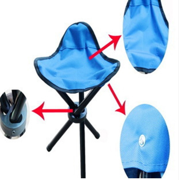 Small 3 leg Camping Stool